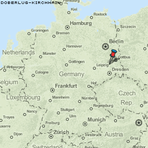 Doberlug-Kirchhain Karte Deutschland
