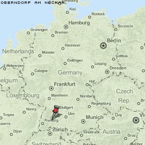 Oberndorf am Neckar Karte Deutschland