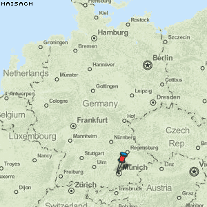 Maisach Karte Deutschland