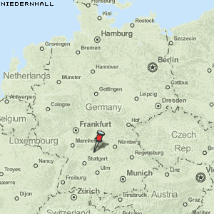 Niedernhall Karte Deutschland