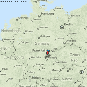 Gerhardshofen Karte Deutschland