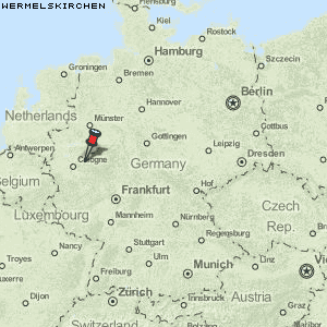 Wermelskirchen Karte Deutschland