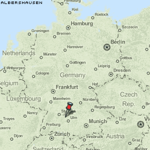 Albershausen Karte Deutschland