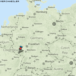 Merchweiler Karte Deutschland