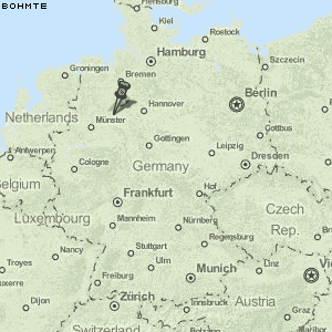 Bohmte Karte Deutschland
