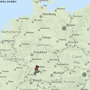 Balingen Karte Deutschland