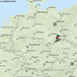 Olbernhau Karte Deutschland