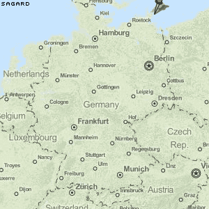 Sagard Karte Deutschland