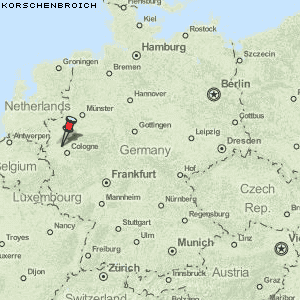 Korschenbroich Karte Deutschland