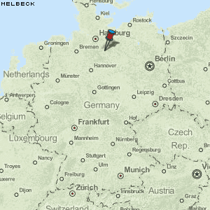 Melbeck Karte Deutschland