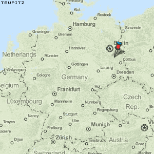 Teupitz Karte Deutschland