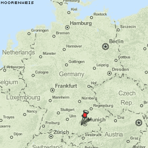 Moorenweis Karte Deutschland