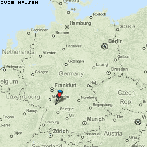 Zuzenhausen Karte Deutschland