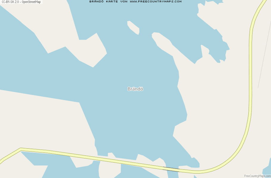Karte Von Brändö Finnland