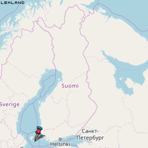Lemland Karte Finnland