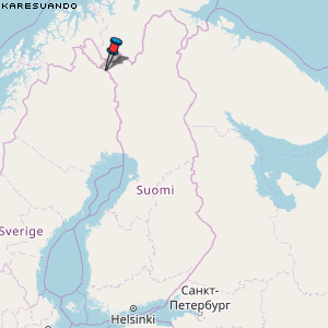 Karesuando Karte Finnland