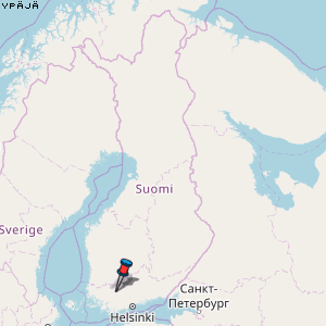 Ypäjä Karte Finnland