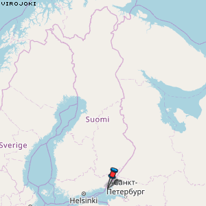 Virojoki Karte Finnland