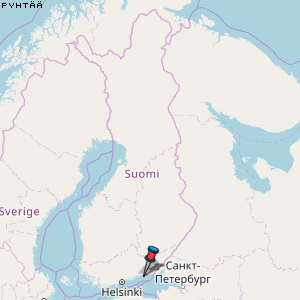 Pyhtää Karte Finnland