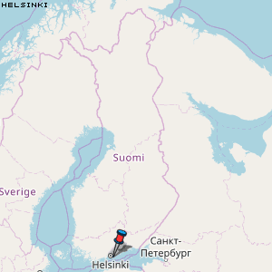Helsinki Karte Finnland