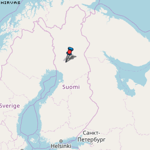 Hirvas Karte Finnland