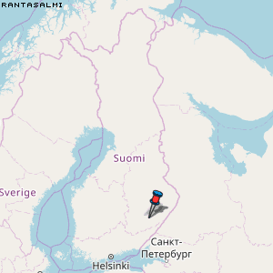 Rantasalmi Karte Finnland