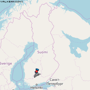 Valkeakoski Karte Finnland