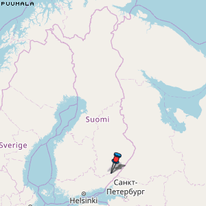Puumala Karte Finnland