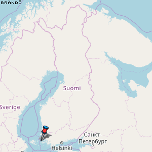 Brändö Karte Finnland