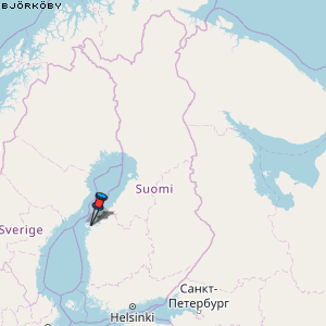 Björköby Karte Finnland