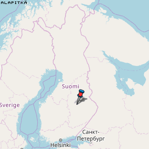 Alapitkä Karte Finnland