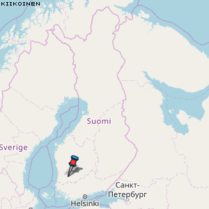 Kiikoinen Karte Finnland