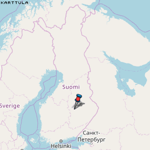 Karttula Karte Finnland
