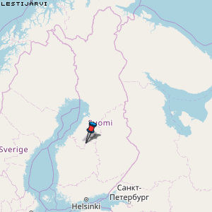 Lestijärvi Karte Finnland