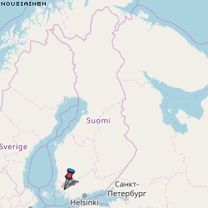 Nousiainen Karte Finnland