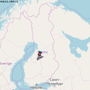 Reisjärvi Karte Finnland