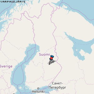 Varpaisjärvi Karte Finnland