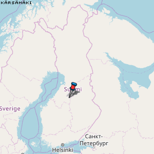 Kärsämäki Karte Finnland
