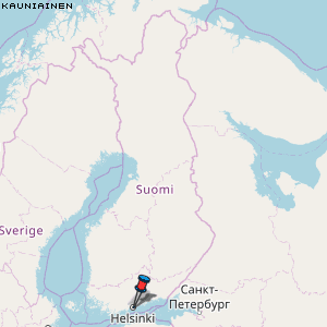 Kauniainen Karte Finnland