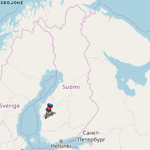Isojoki Karte Finnland