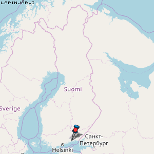 Lapinjärvi Karte Finnland