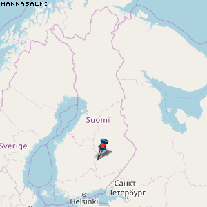 Hankasalmi Karte Finnland