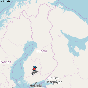 Säijä Karte Finnland