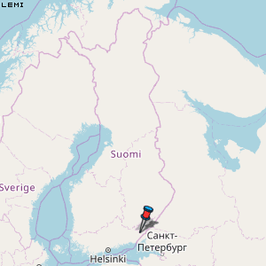 Lemi Karte Finnland