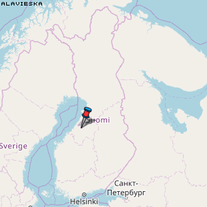 Alavieska Karte Finnland