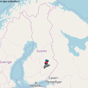 Pieksämäki Karte Finnland