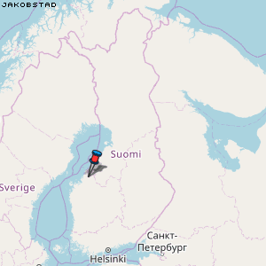 Jakobstad Karte Finnland