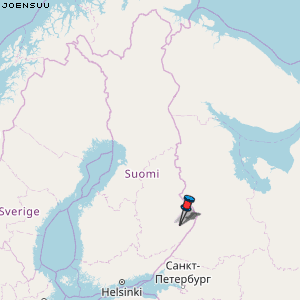 Joensuu Karte Finnland