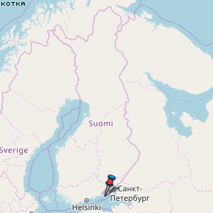 Kotka Karte Finnland