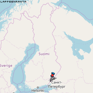 Lappeenranta Karte Finnland
